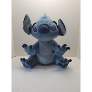 Disney Store 13" Stitch All Blue Plush Soft Stuffed Animal Doll Lilo & Stitch